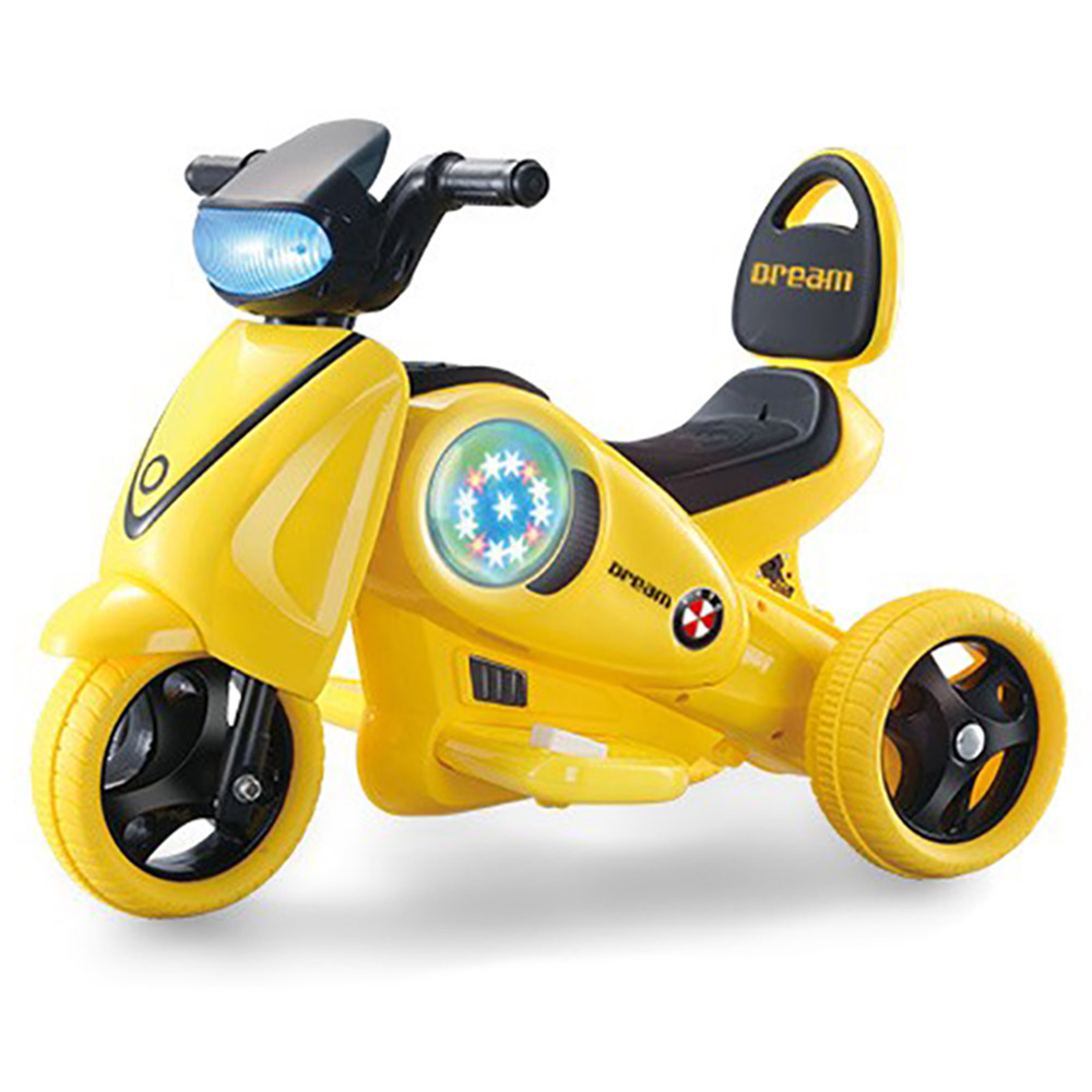 Little Angel Baby Ride On Electric Musical Scooter -Yellow