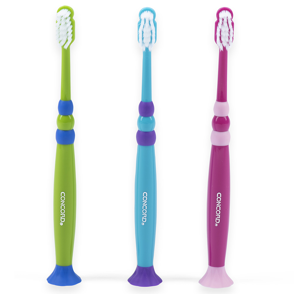 Concord - Kids Striped Toothbrush - Green