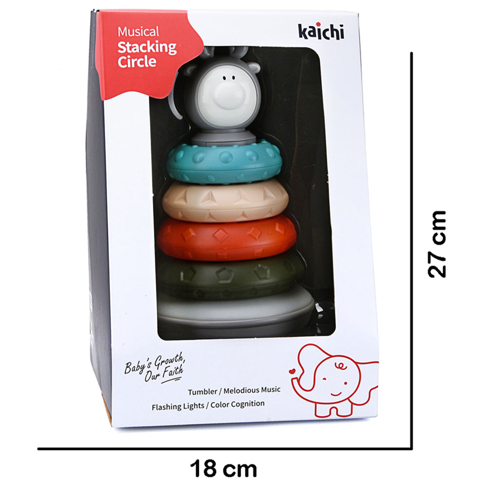 Kaichi - Musical Stacking Circle Rings Baby Toy