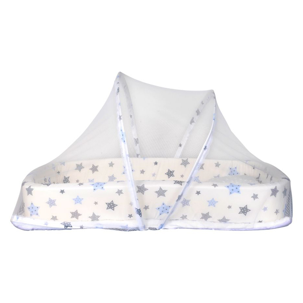 Little Angel Baby Nest Bed With Mosquito Net Newborn Lounger - White
