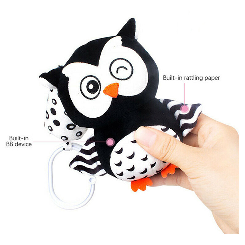 Little Angel - Baby Soft Hanging Toy For Stroller - Owl