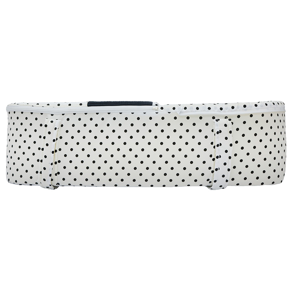 Little Angel Portable Bassinet Baby Carry Nest Travel Cot With Diaper Bag Polka