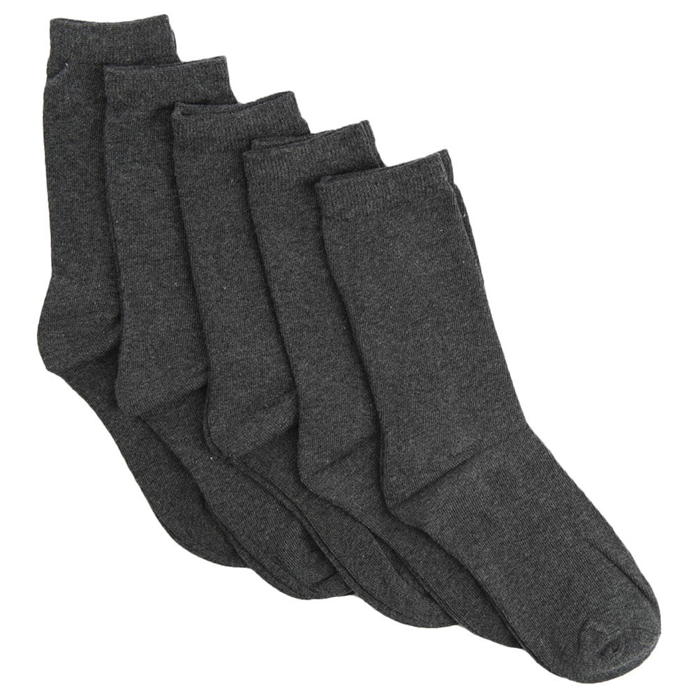 Night Angel Socks for Girls Pack of 5 - Black