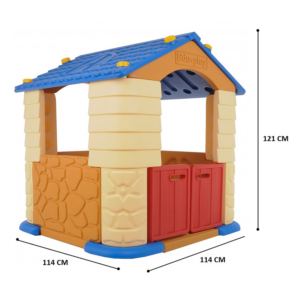 Little Angel Kids Playhouse Indoor & Outdoor - Blue_3y
