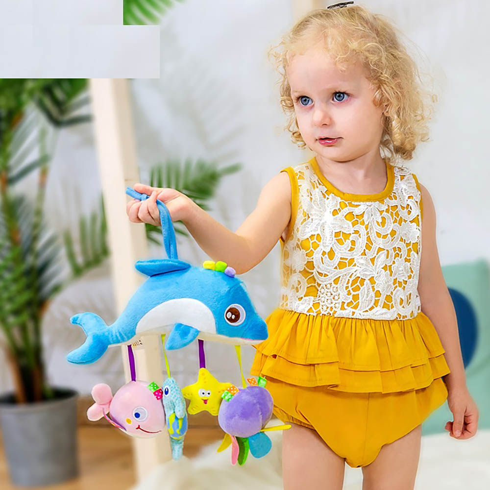 Little Angel - Stroller & Crib Hanging Activity Toy - Dolphin