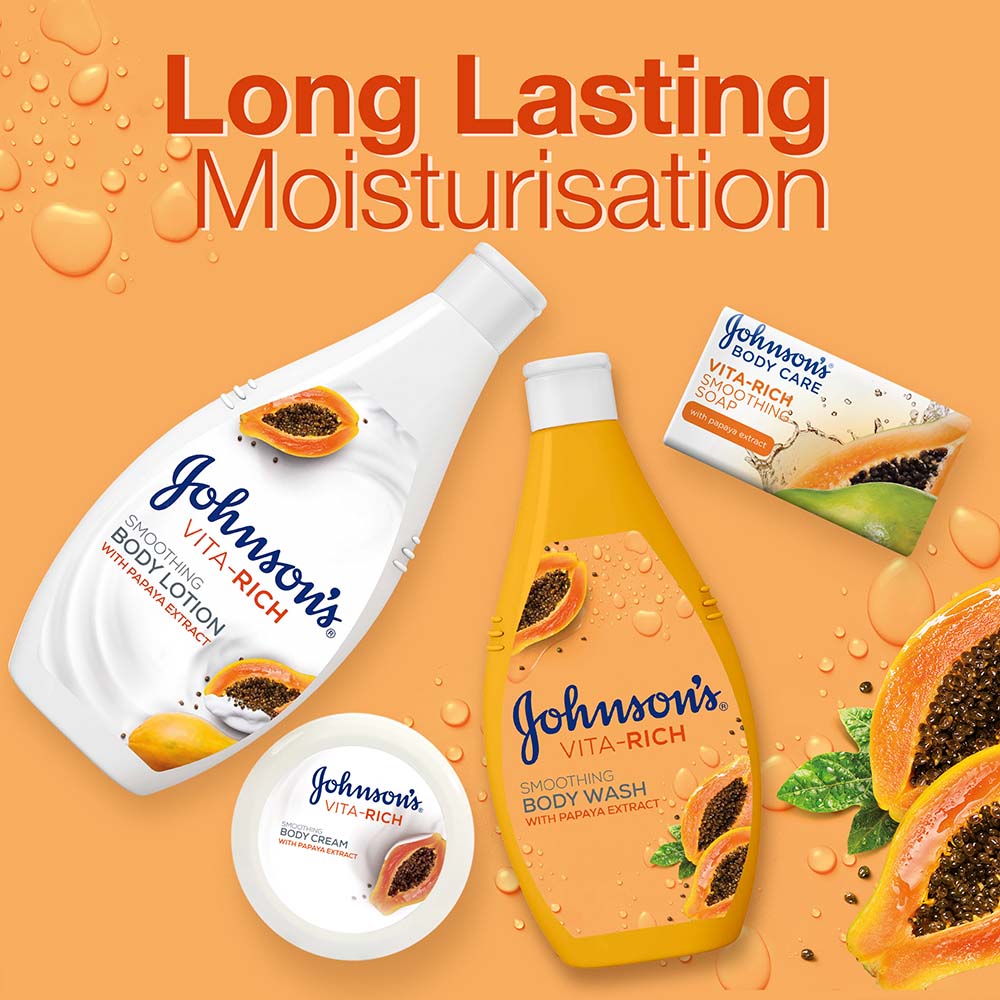 Johnson & Johnson - Body Wash, Vita-Rich, Smoothing 400ml