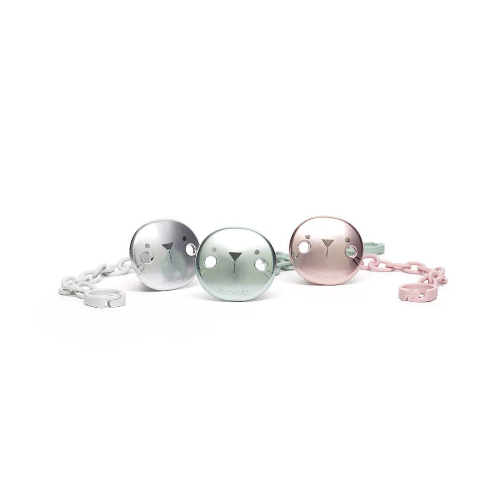 Suavinex - Premium Soother Chain - Hygge Pink