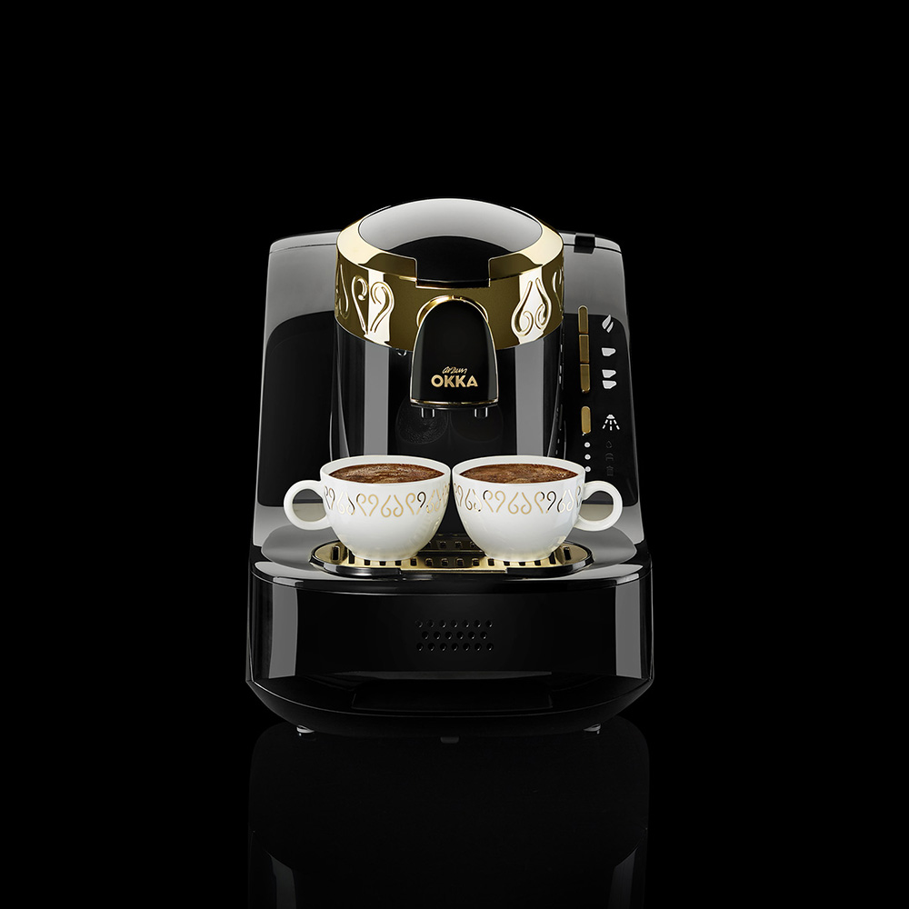 Arzum Okka Turkish Coffee Maker - Black & Gold