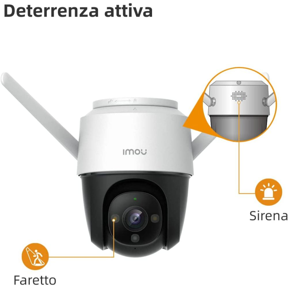 IMOU - Cruiser 4MP Outdoor Wi-Fi Pan & Tilt Camera