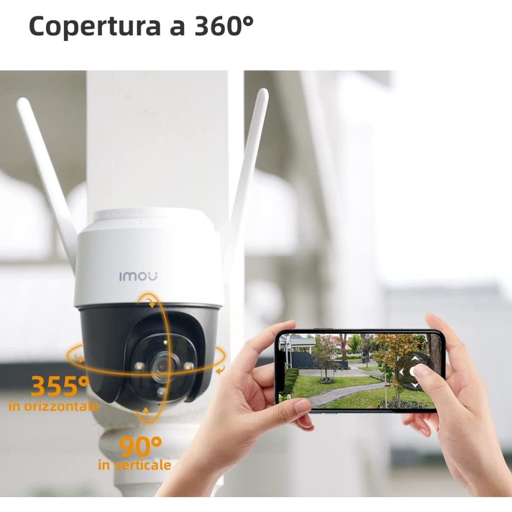 IMOU - Cruiser 4MP Outdoor Wi-Fi Pan & Tilt Camera