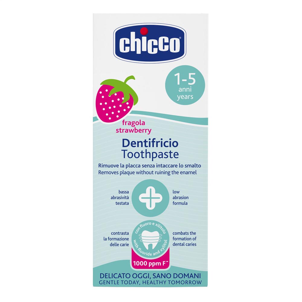 Chicco - Strawberry Toothpaste with Fluoride 50ml
