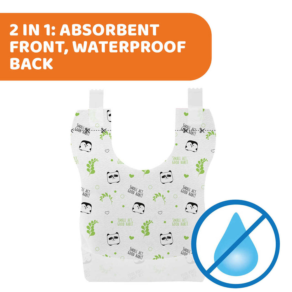 Chicco - Eco Disposable Bibs 6m - Pack Of 36