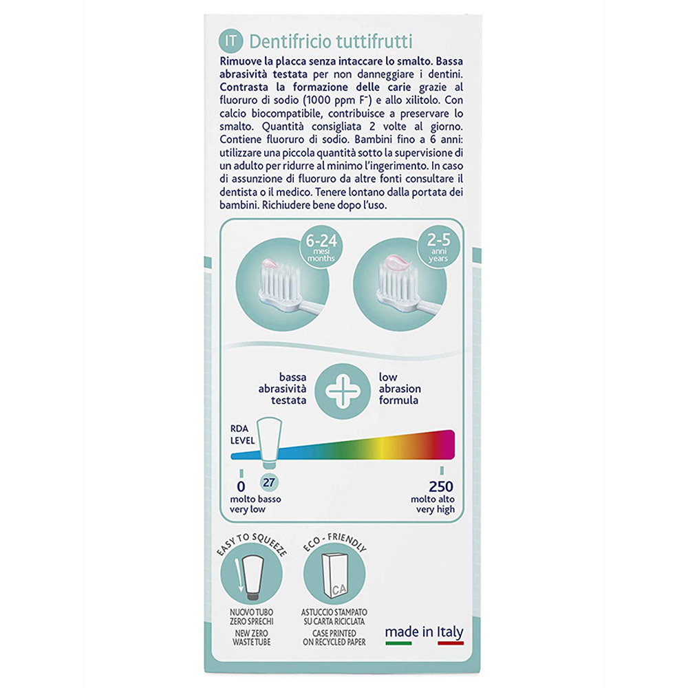 Chicco - Fruit Mix Toothpaste With Fluoride