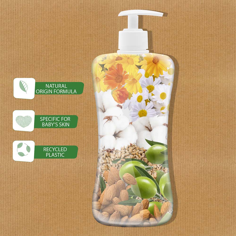 Chicco - Baby Moments Set - Body Wash, Shampoo & Nappy Cream