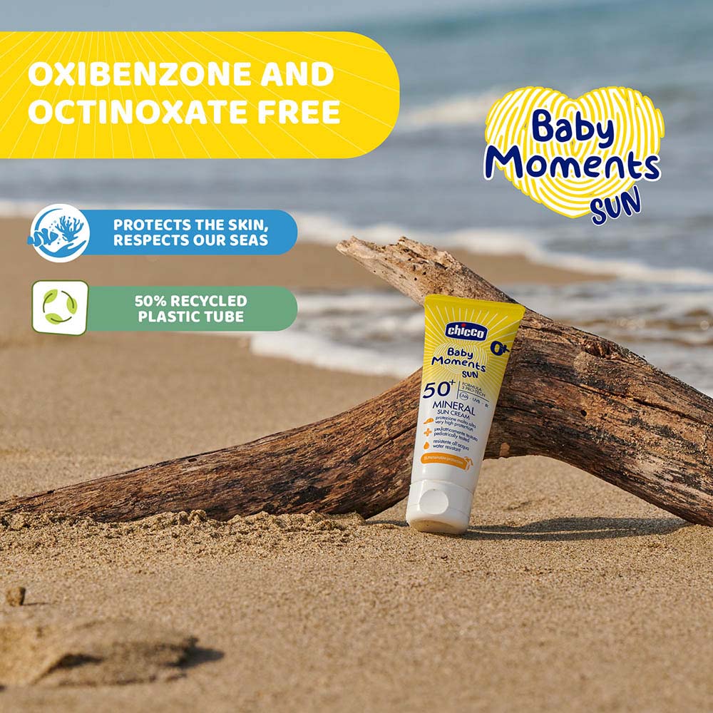 Chicco - Baby Moments Mineral SPF 50+ Sun Cream - 75ml