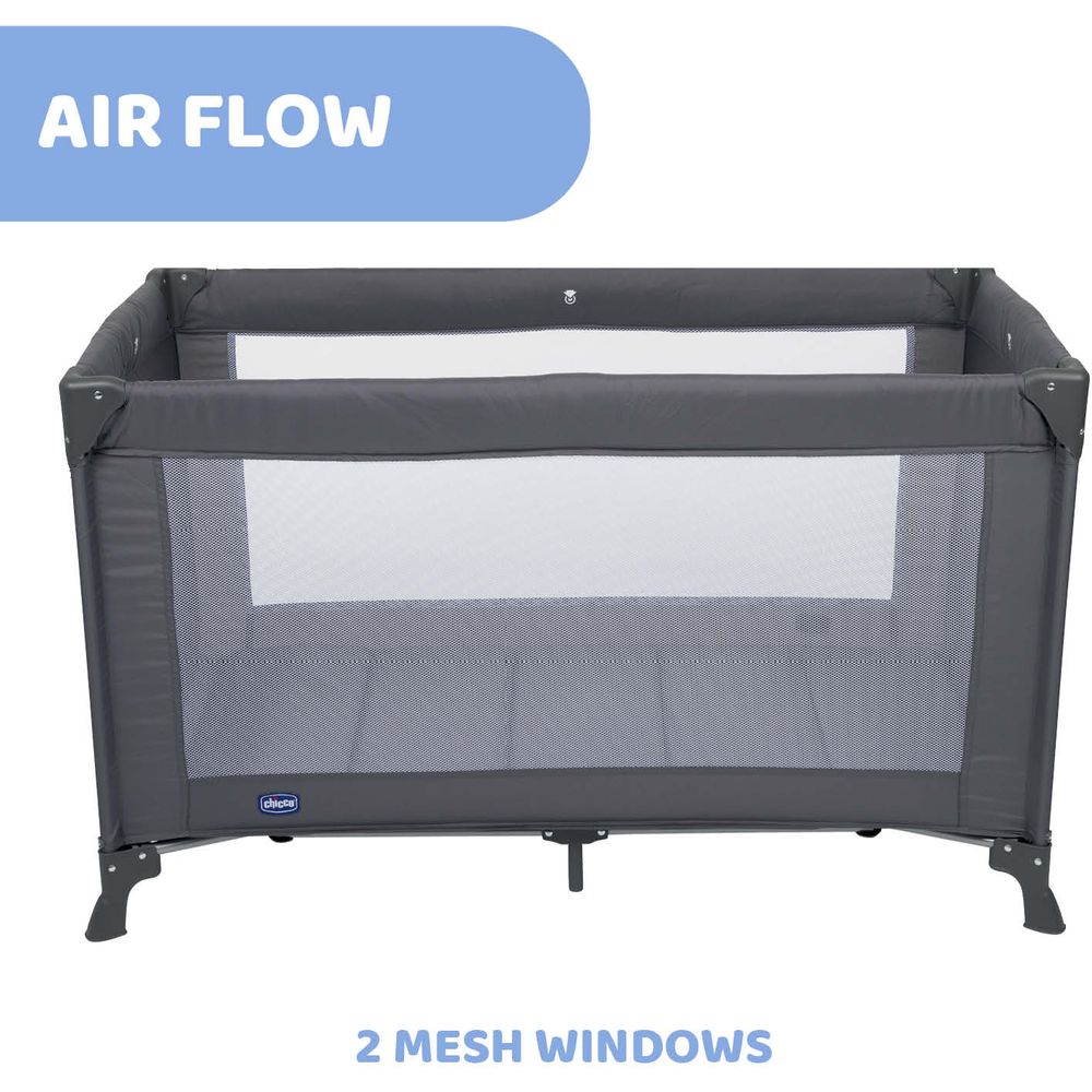 Chicco - Goodnight Travel Cot - Dark Grey