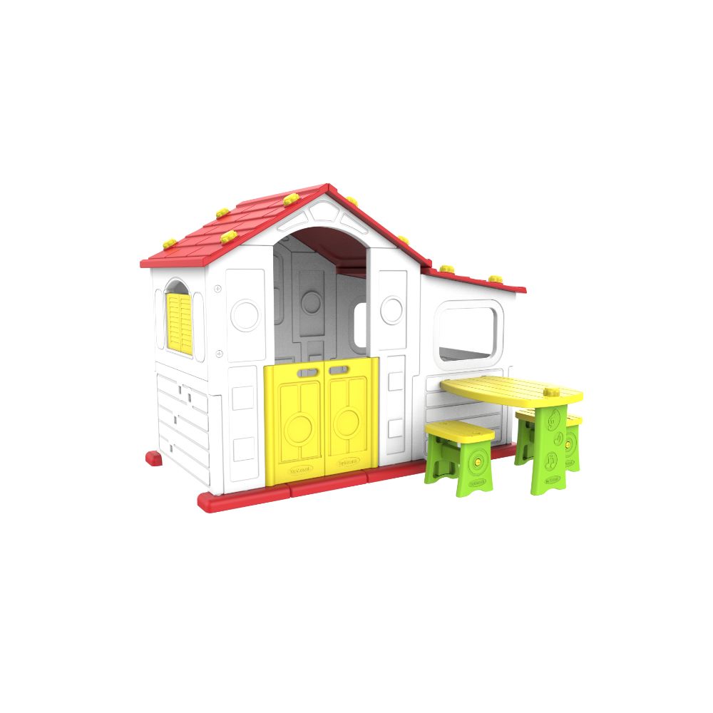 Mini Panda - Tomo Big Playhouse With Table & Chairs