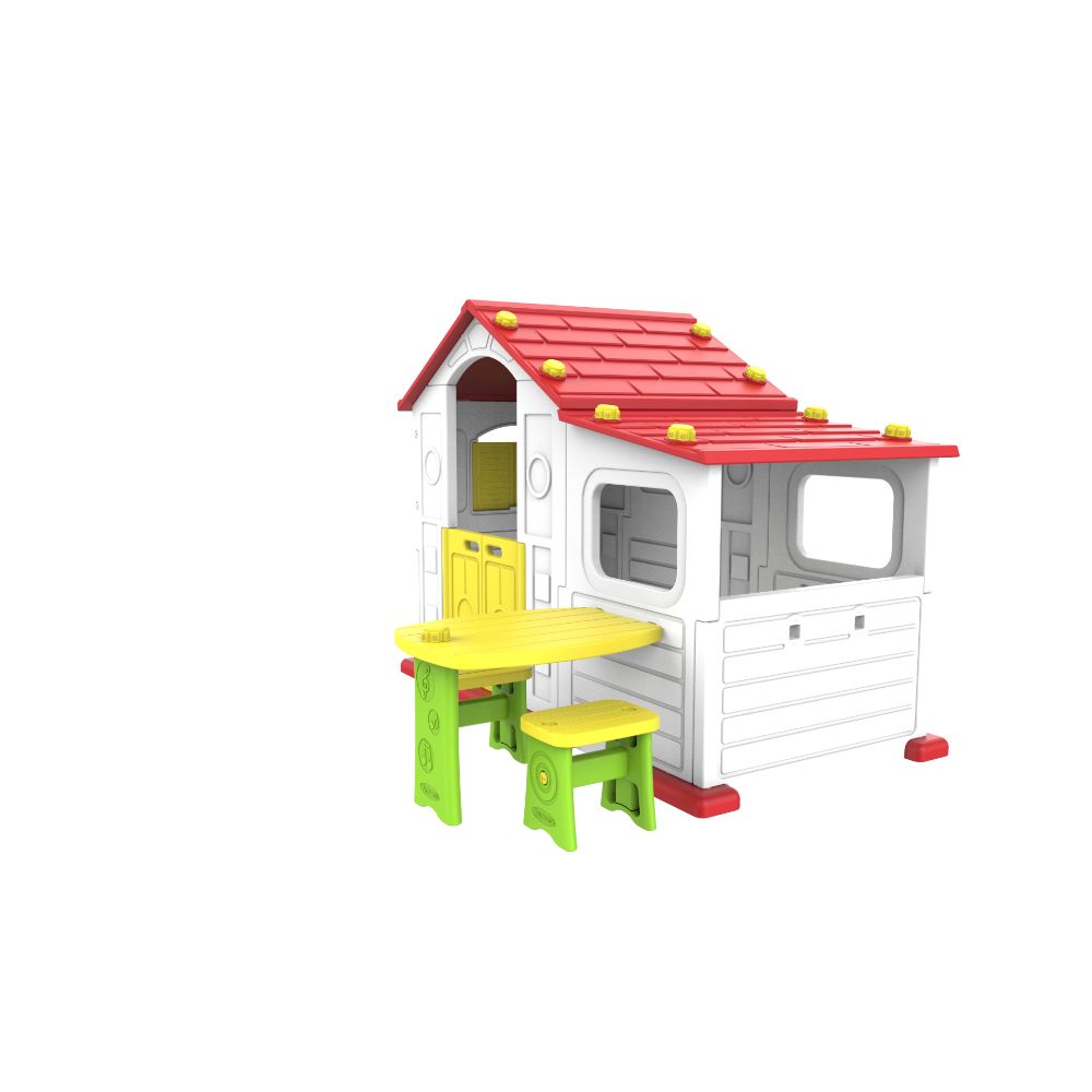 Mini Panda - Tomo Big Playhouse With Table & Chairs