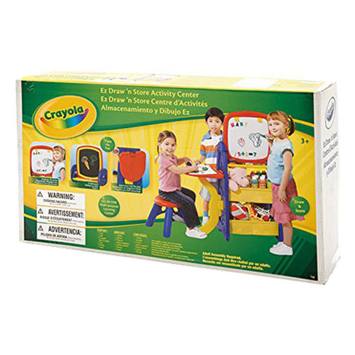 Crayola - Double-sided Easel with a 6-in-1 Creativity Center Board