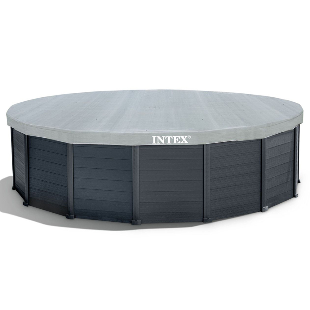 Intex - Graphite Grey Panel Pool Set