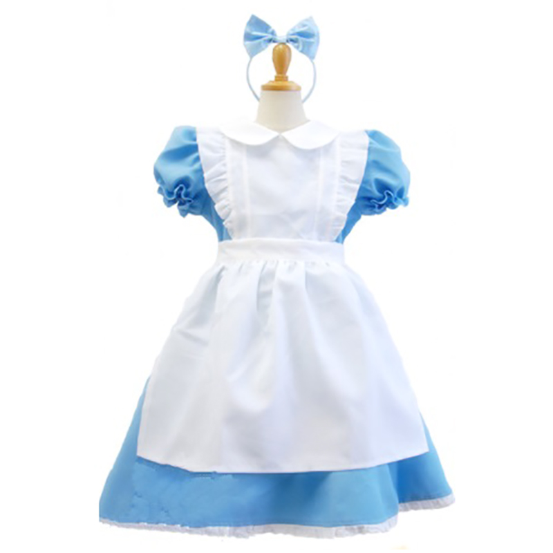 Brain Giggles - Alice In Wonderland Dress - Blue/White