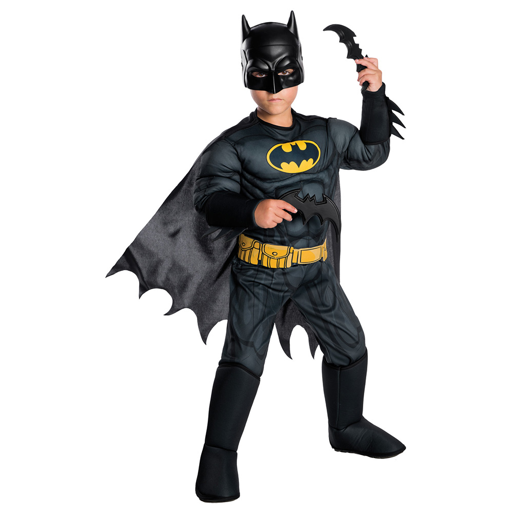 Brain Giggles - Batman Costume For Kids - Black