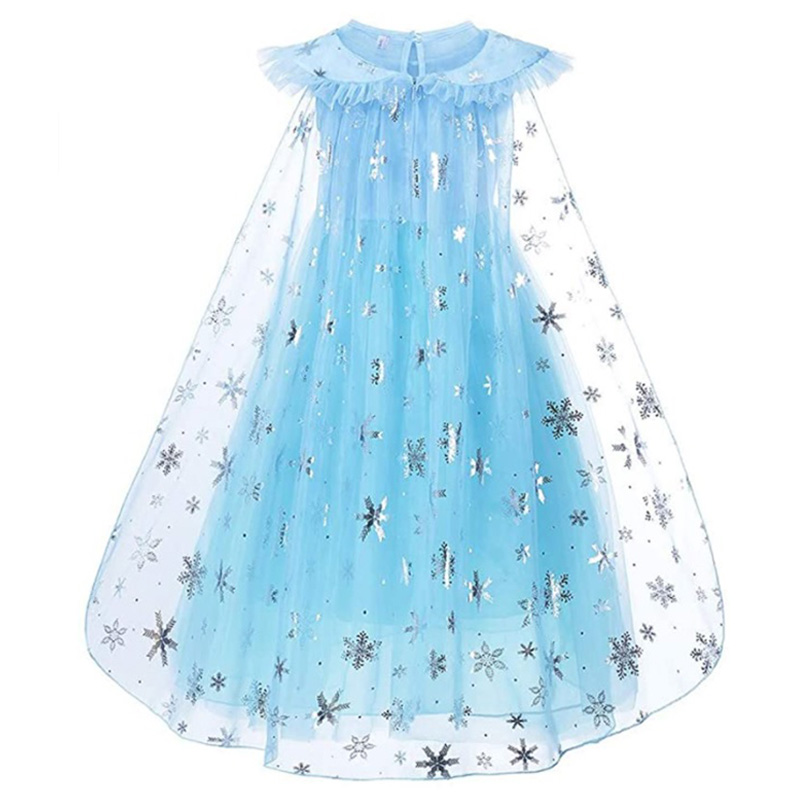 Brain Giggles Princess Elsa Costume for Girls - Blue