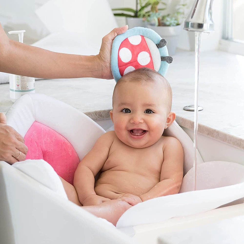 Blooming Bath - Ultrasoft Scrubbie Washcloth - Ladybug