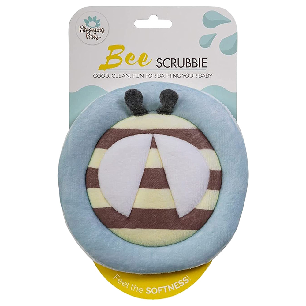Blooming Bath - Ultrasoft Scrubbie Washcloth - Bee