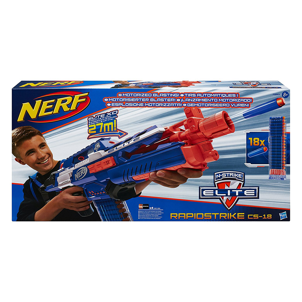 Buy Nerf - N-Strike Elite Rapidstrike CS-18 Blaster - Blue Online
