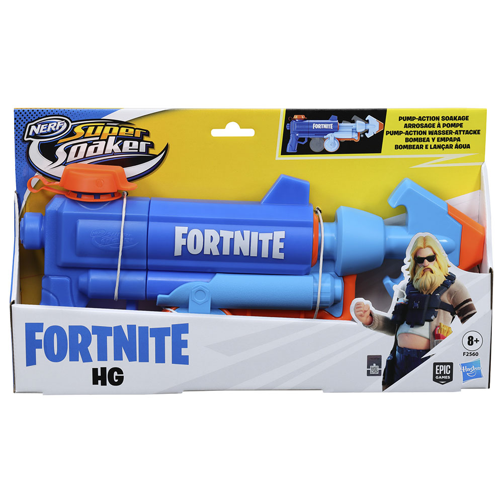 Hasbro - Nerf Super Soaker Fortnite Hg Water Blaster