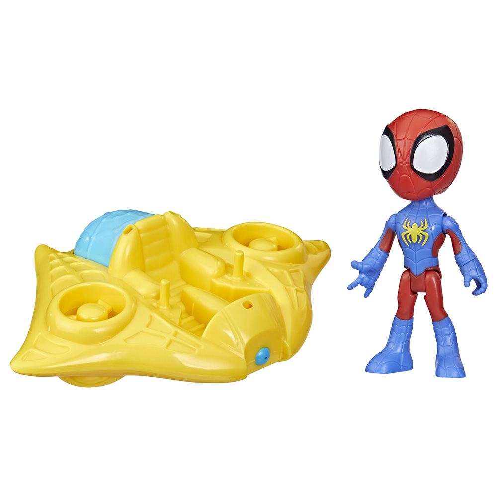 Spiderman - Spidey Action Figure With Water Web Raft