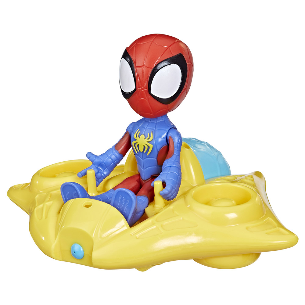 Spiderman - Spidey Action Figure With Water Web Raft