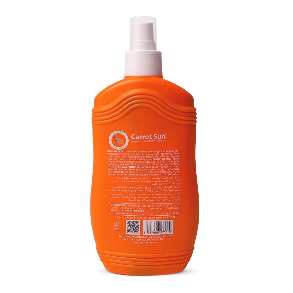 Carrot Sun - Tan Cccelerating Oil Spray 200ml