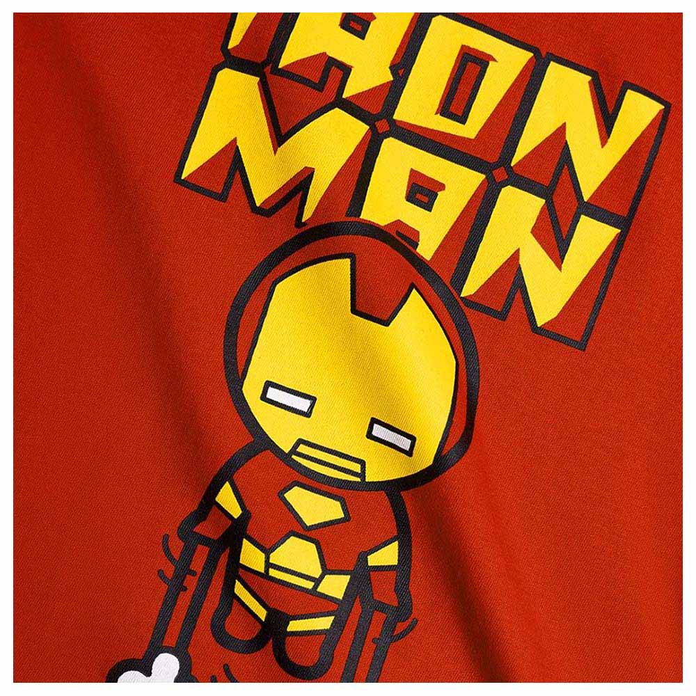 The Souled Store - Official Iron Man Oversized T-Shirt - Red