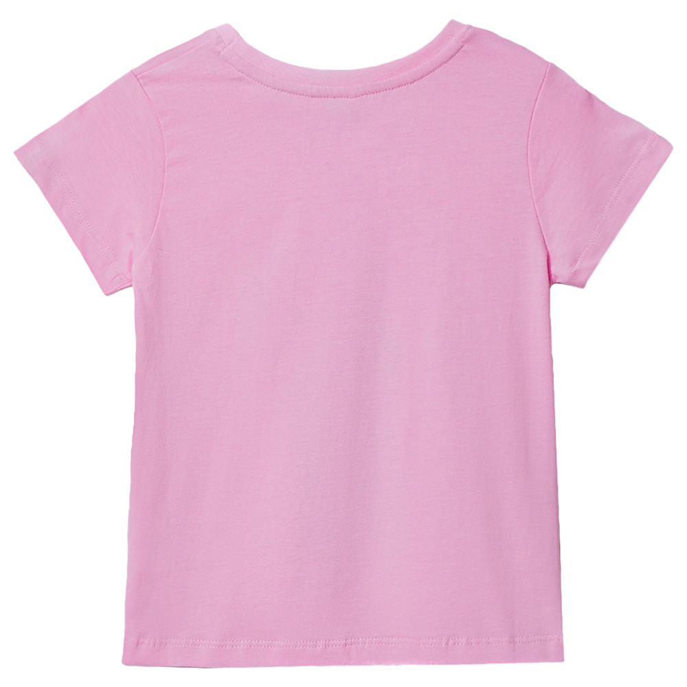 The Souled Store - Girls Mickey Just Chill Graphic T-Shirt - Pink