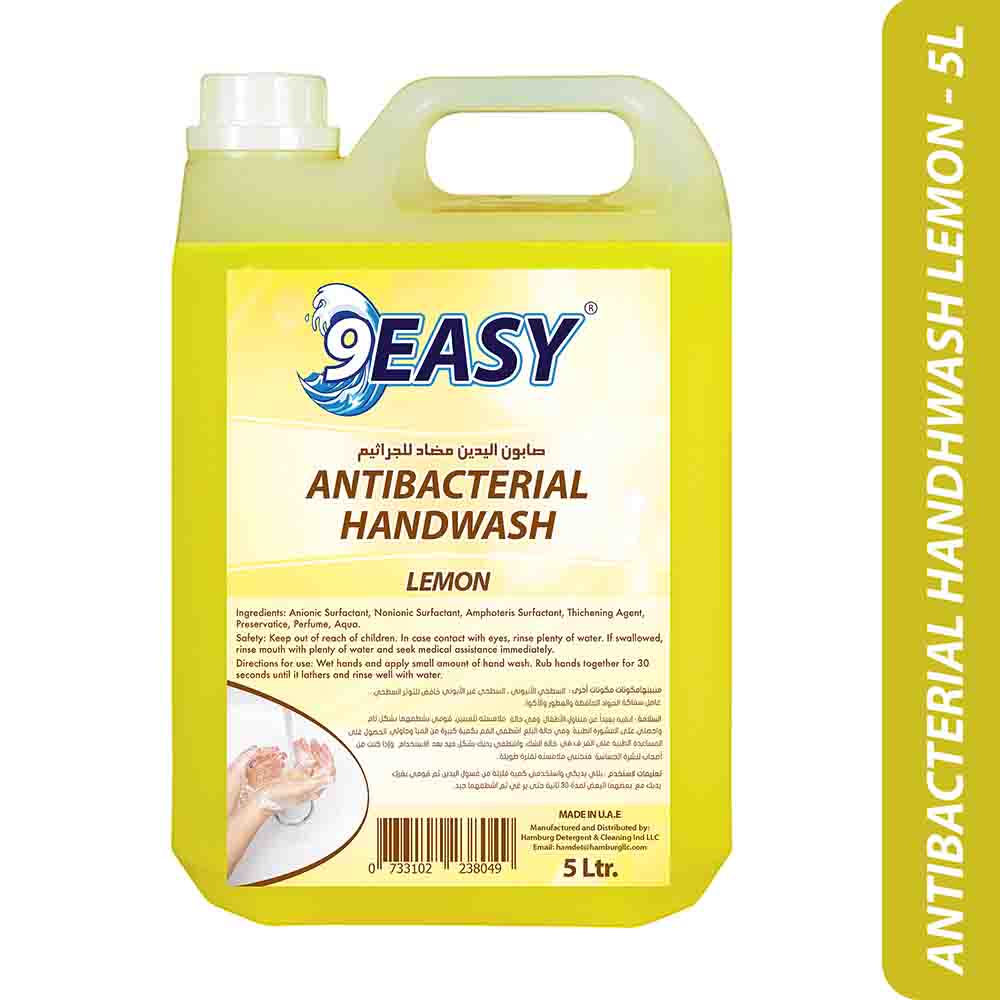 9EASY - Antibacterial Hand Wash - 5L - Lemon