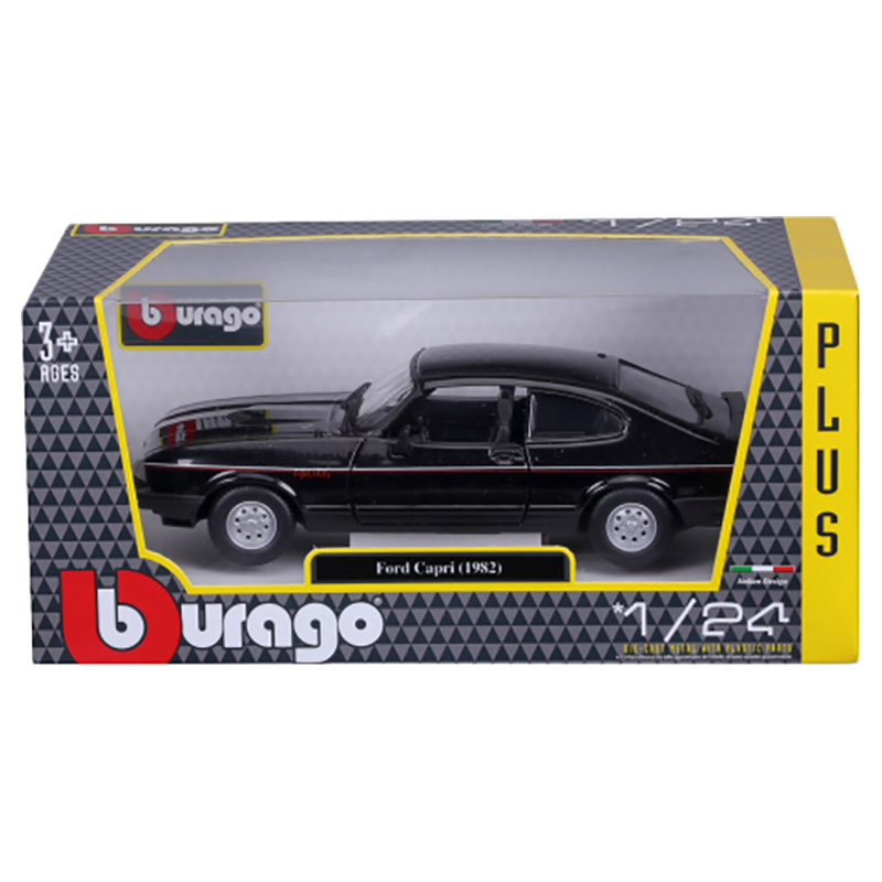 Bburago - 1/24 Ford Capri 1982 Diecast Toy Car - Black