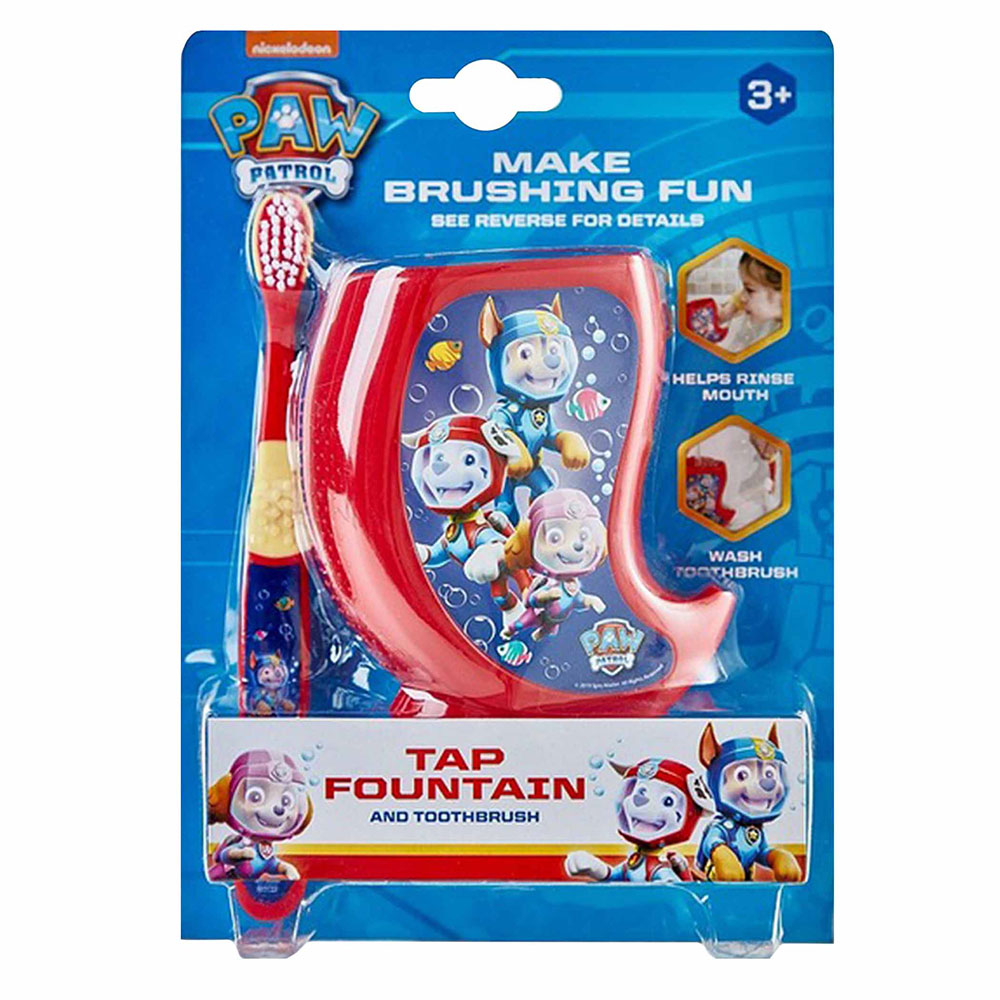 Paw Patrol - Toothbrush & Tap Fountain