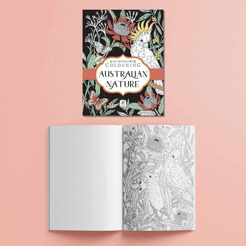Hinkler - Kaleidoscope Colouring Kit Australian Nature