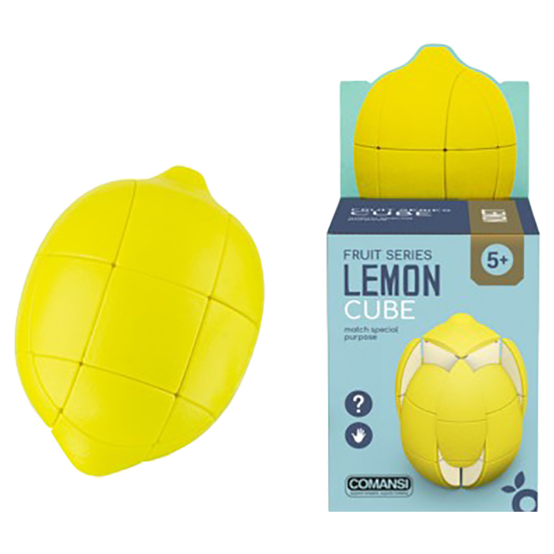 Comansi - Fruits Series Cube 3D Speed Puzzle Game - Lemon