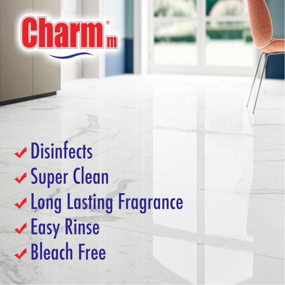 Charmm - Antibacterial Disinfectant Rose 3L + All Purpose Floor Cleaner Rose 5L