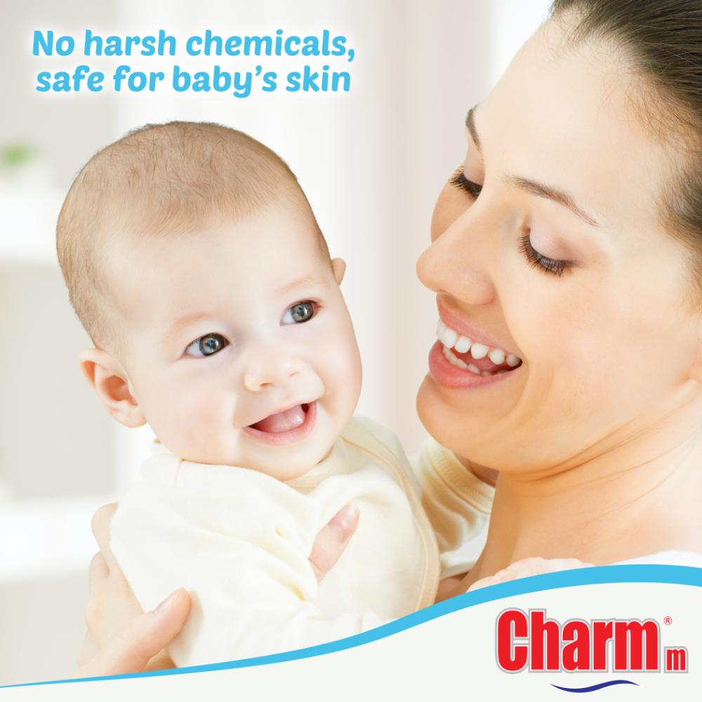 Charmm Sensitive Liquid Detergent For Baby's Laundry - 1 L - 2pcs