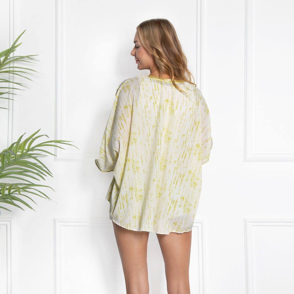 Blush - Short Beach Coverup - Green
