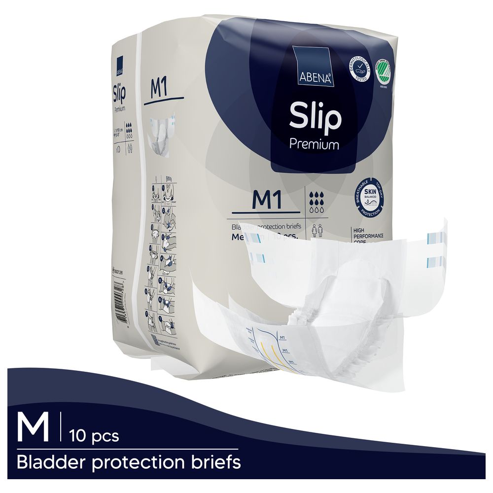 Abena - Slip Premium Adult Diapers - Medium - 10pcs