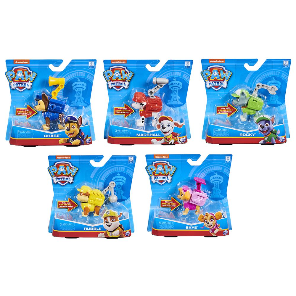 Paw Patrol - Action Pup 1pc - Style May Vary