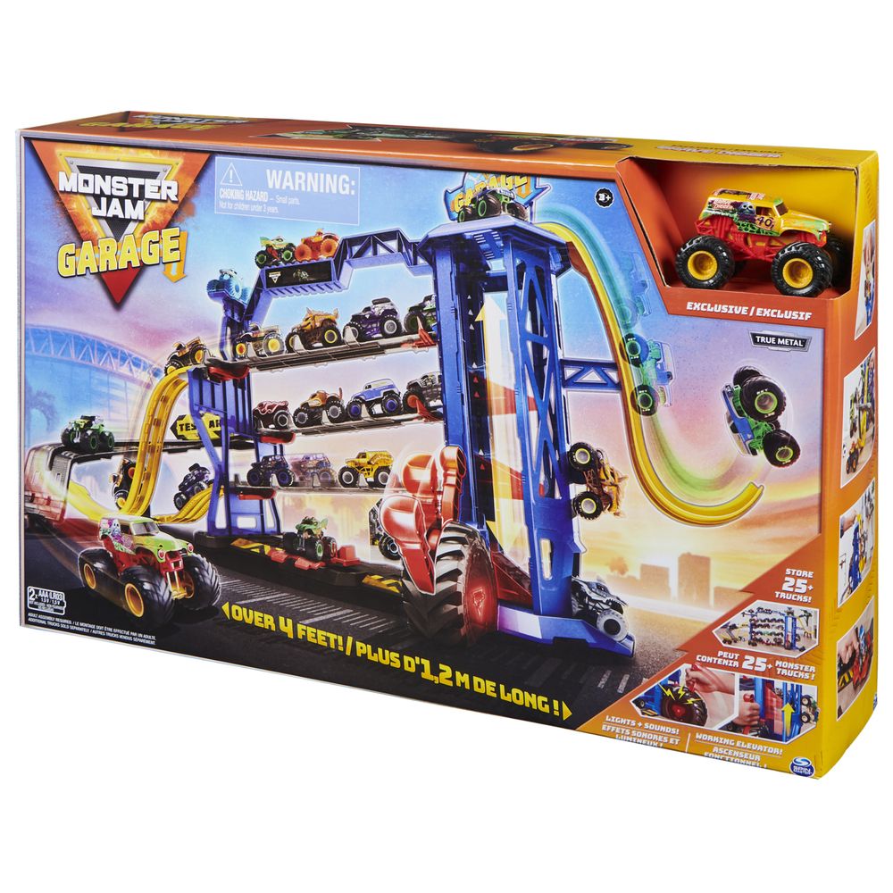 Monster Jam - 1:64 Monster Garage Playset