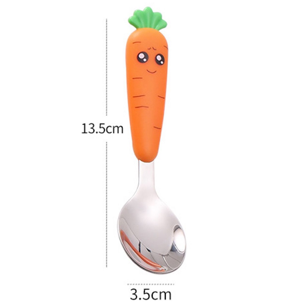 Highland 2pc-Set Carrot Kid's Cutlery Set