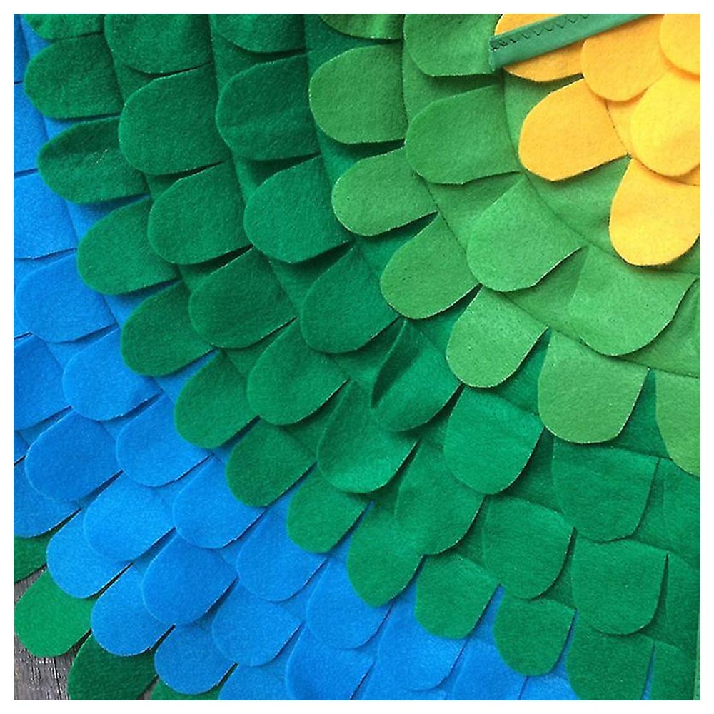 Highland - Halloween Bird Wings Costume With Mask - Blue