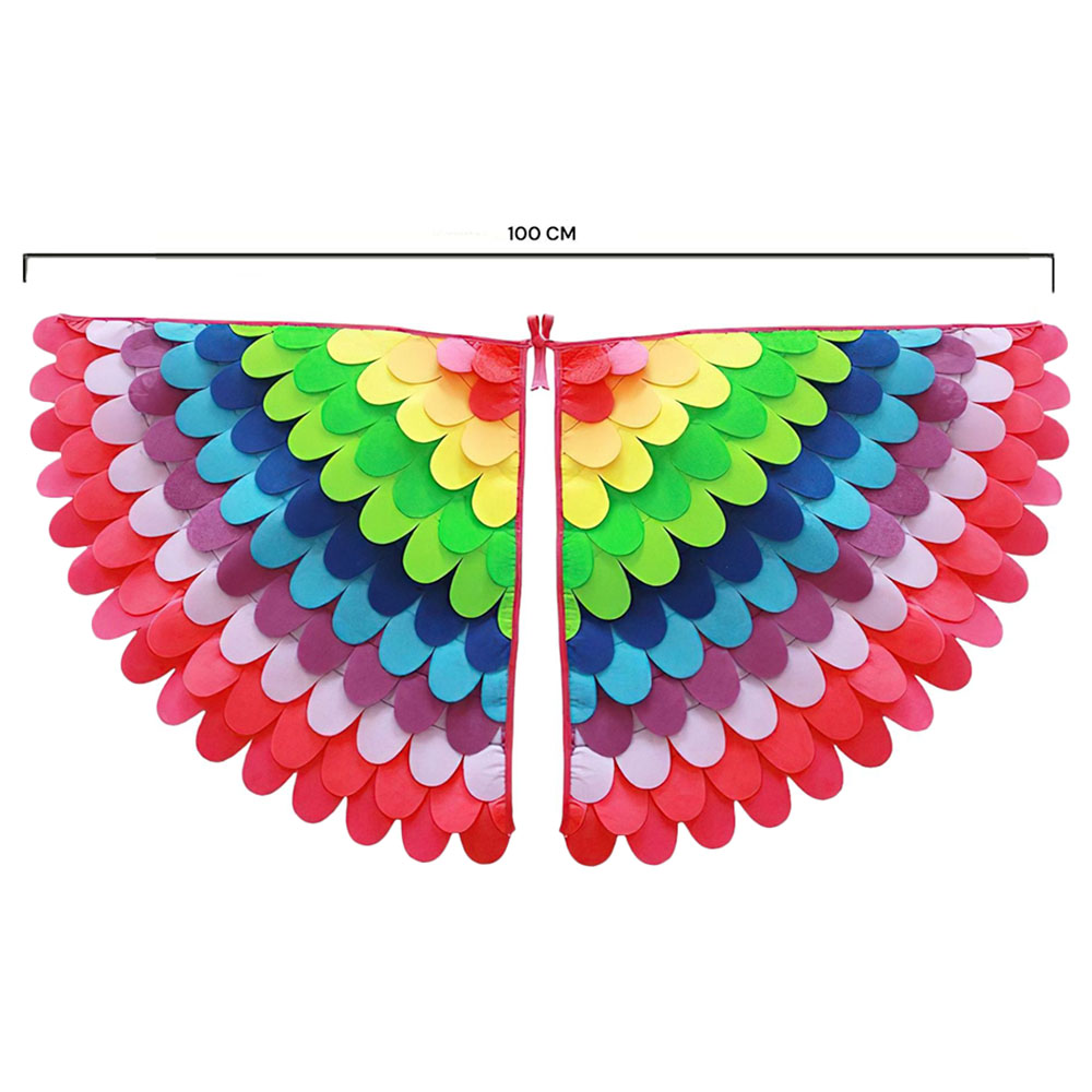 Highland - Halloween Bird Wings Costume With Mask - Pink